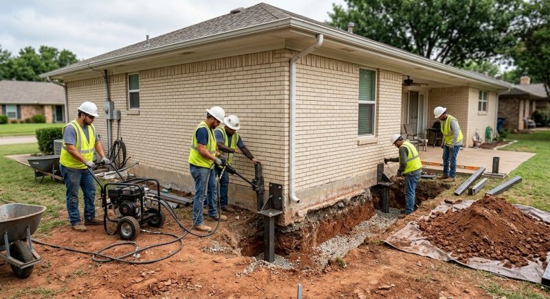 Foundation Stabilizing in Lambertville, MI
