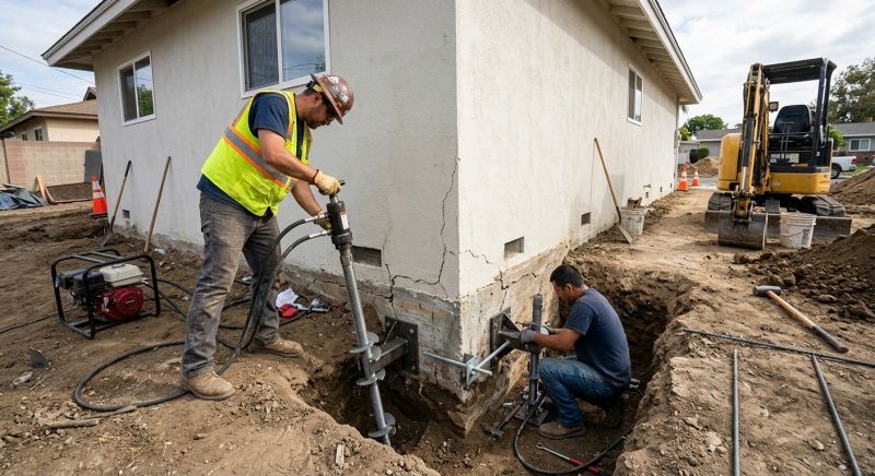 Foundation Stabilizing in Tecumseh, MI