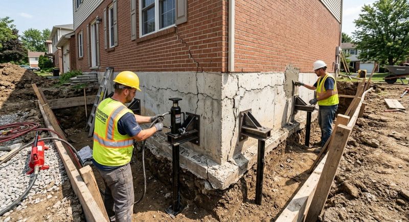 Foundation Structural Repair in Sylvania, OH