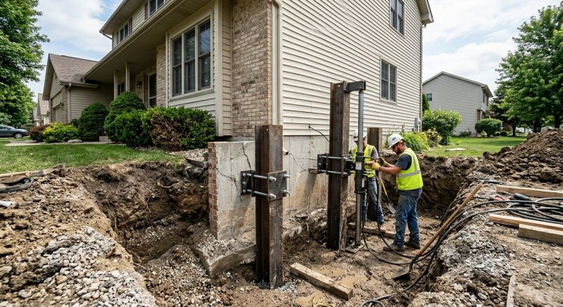 Foundation Underpinning in Lenawee County, MI