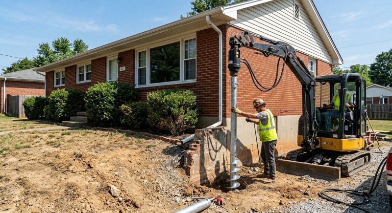 Helical Pile Installation in Lenawee County, MI