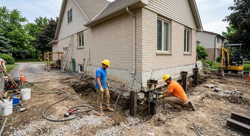 Helical Pile Installation in Lenawee County, MI