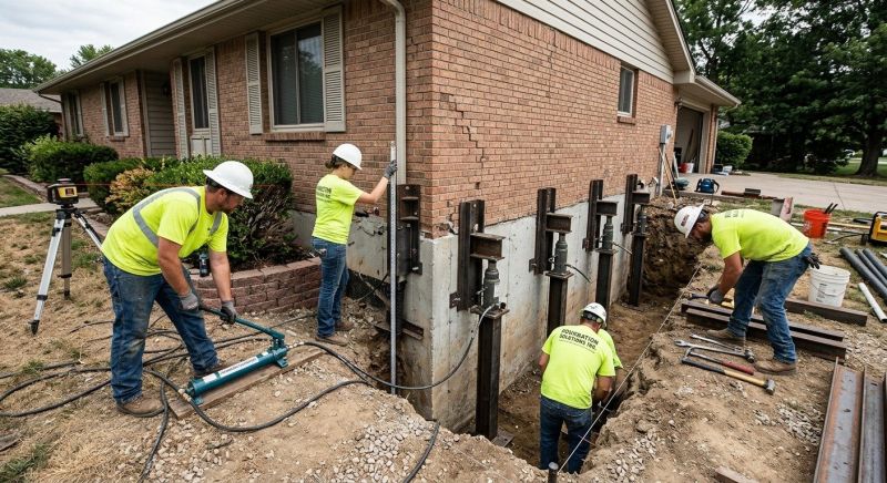 Home Foundation Leveling in Brooklyn, MI