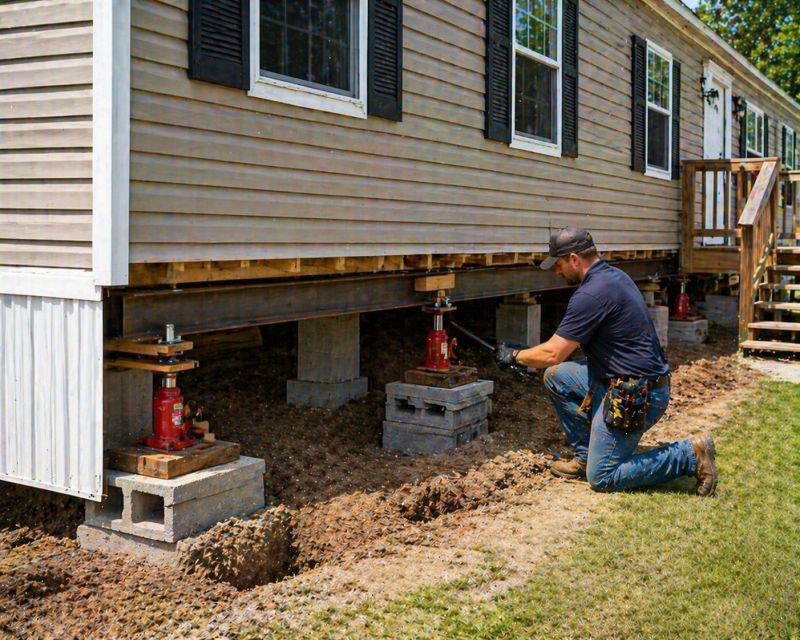 Home Foundation Leveling in Cement City, MI