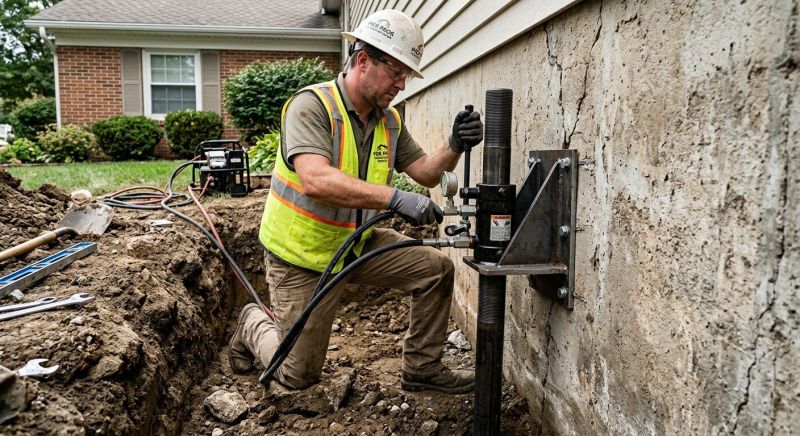 Home Foundation Leveling in Ida, MI