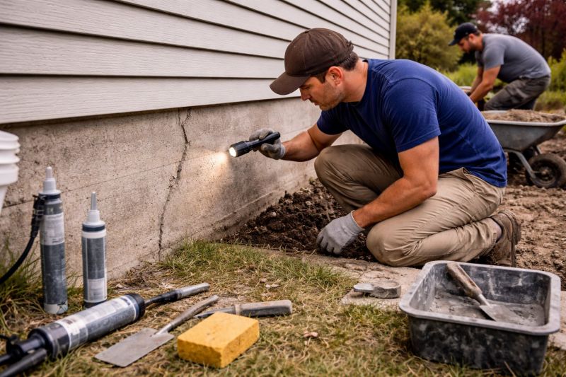 Home Foundation Repair in Blissfield, MI