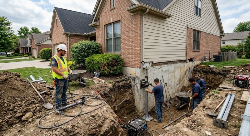 House Foundation Repair in Blissfield, MI