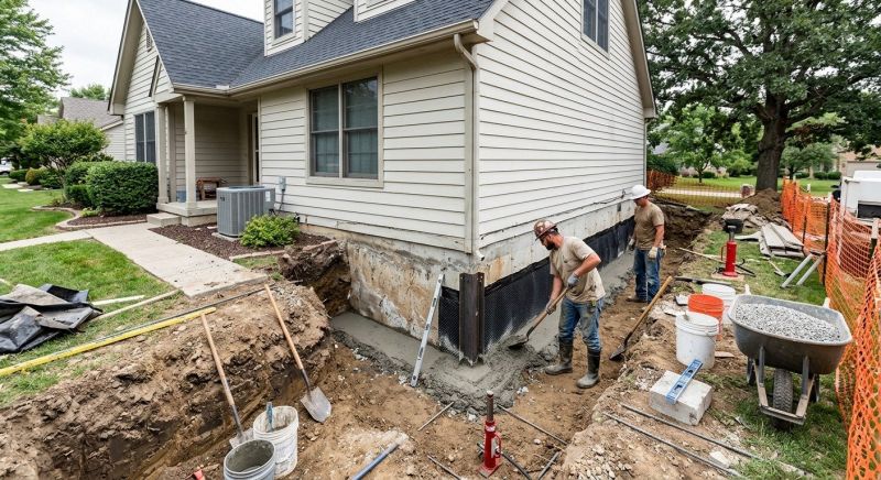 House Foundation Repair in Manchester, MI