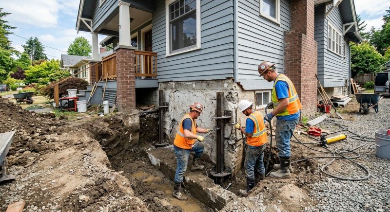 House Foundation Repair in Milan, MI