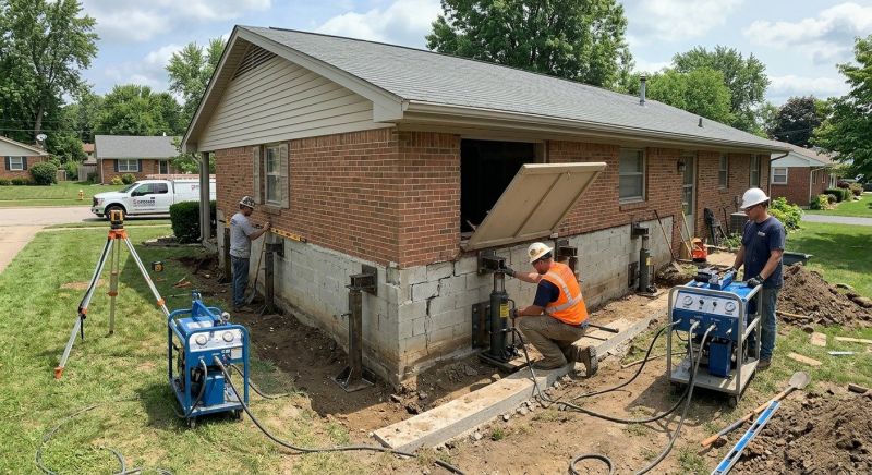 House Leveling in Milan, MI