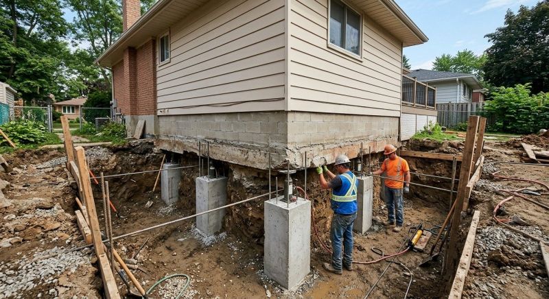 House Underpinning in Lenawee County, MI