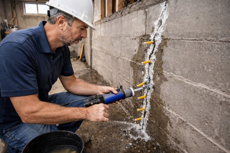 Leaking Foundation Repair in Lenawee County, MI