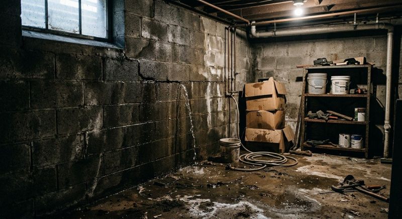 Leaking Foundation Repair in Lenawee County, MI