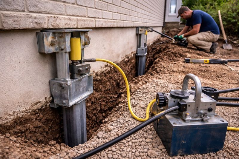 Sinking Foundation Repair in Manchester, MI