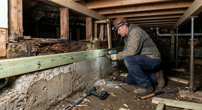 Sinking Foundation Repair in Manchester, MI
