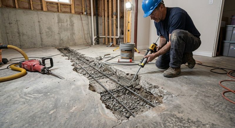 Slab Foundation Repair in Lenawee County, MI