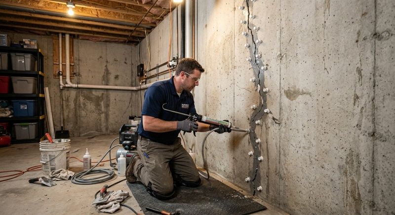 Structural Crack Repair in Lenawee County, MI