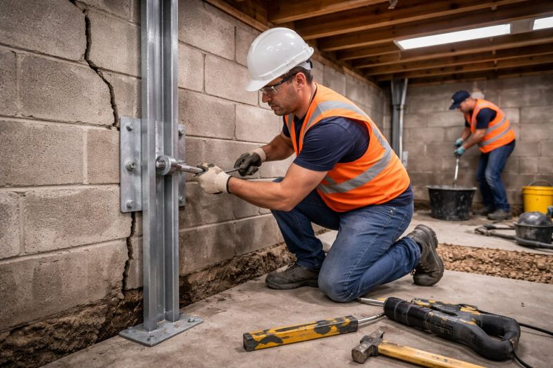 Structural Foundation Repair in Milan, MI